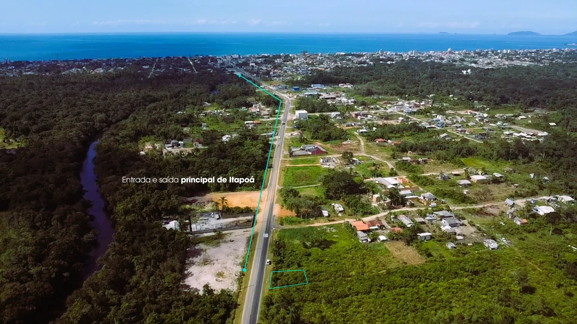 TERRENO COMERCIAL 450m² NA ENTRADA DE ITAPOÁ 